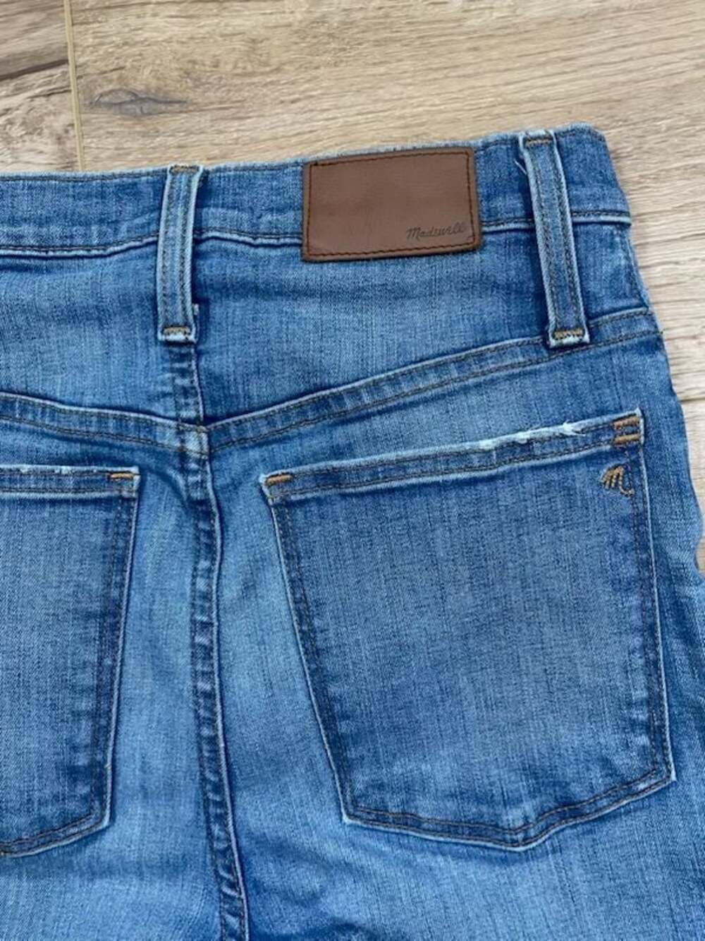 Madewell 11” High Rise Skinny Jeans Women’s Size 25 Light Wash Stretch Denim - Picture 7 of 10
